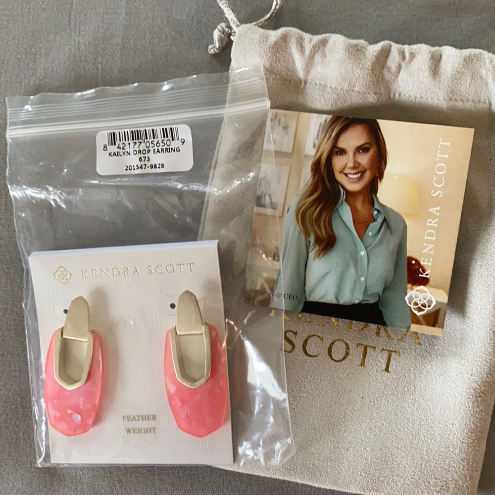 Kendra Scott Pink Kailyn Earrings